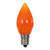  Vickerman XLEDSC78-25 – C7 Orange LED Replacement Light Bulb – 25 Pack 