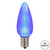  Vickerman XLEDSC92T-25 – C9 Blue LED Replacement Light Bulb – 25 Pack 