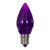  Vickerman XLEDSC76-25 – C7 Purple LED Replacement Light Bulb – 25 Pack 