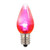  Vickerman XLEDTC79-25 – C7 Pink LED Replacement Light Bulb – 25 Pack 