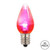 Vickerman XLEDTC79-25 - C7 Pink LED Replacement Light Bulb - 25 Pack