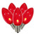 Vickerman XLEDTC93-25 – C9 Red LED Replacement Light Bulb – 25 Pack 