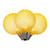 XLEDG47-25 Vickerman - Yellow LED G40 Christmas Bulbs - E12 Base - 25 Pack