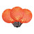 XLEDG48-25 Vickerman - Orange LED G40 Christmas Bulbs - E12 Base - 25 Pack