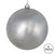  Vickerman N186207D - 4" Silver Ball Christmas Ornament - 6 Pack 