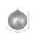 Vickerman N186207D - 4" Silver Ball Christmas Ornament - 6 Pack