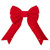 Vickerman L131318 – 23" Red Decorative Christmas Bow – Outdoor Rated