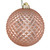 Vickerman N188558D - 4" Rose Gold Ball Christmas Ornament - 6 Pack