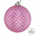  Vickerman N188579D - 4" Pink Ball Christmas Ornament - 6 Pack 