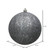 Vickerman N591287DQ - 4.75" Pewter Ball Christmas Ornament - 4 Pack