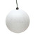 Vickerman N592011DQ - 8" White Ball Christmas Ornament