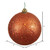 Vickerman N592018DQ - 8" Burnished Orange Ball Christmas Ornament