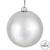Vickerman N590807DSV - 3" Silver Ball Christmas Ornament - Outdoor Use - 12 Pack