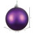 Vickerman N590826DMV - 3" Plum Ball Christmas Ornament - 12 Pack