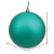 Vickerman N590842DCV - 3" Teal Ball Christmas Ornament - 12 Pack