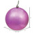 Vickerman N590845DSV - 3" Mauve Ball Christmas Ornament - 12 Pack