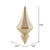 Vickerman MC191038D - 8" Champagne Finial Christmas Ornament - 2 Pack