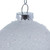 Vickerman N185211 - 4.75" White Ball Christmas Ornament - 4 Pack