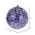 Vickerman N190266D - 4.75" Purple Ball Christmas Ornament - 4 Pack