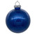 Vickerman N211002 - 4" Blue Ball Christmas Ornament - 6 Pack