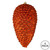 Vickerman N187218D – 7" Burnished Orange Pinecone Christmas Ornament – 4 Pack