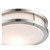 Trans Globe Lighting Trans Globe 10360 BN - 9.5" Brushed Nickel Ceiling Light - White Frosted Glass Diffuser 