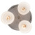 Trans Globe 70520-3 BN Mod Pod 3 - Light Flush Mount