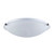Trans Globe 58701 ROB – 15" Rubbed Oil Bronze Ceiling Light – White Marbleized Glass