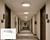 Trans Globe Lighting Trans Globe EM-LED-30097 WH – Emergency 7" White LED Ceiling Light with Battery Back Up 