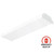 LBS Lighting Emergency 4FT LED Wrap Ceiling Light with 8W  Battery Back-Up – Wattage & CCT Selectable 
