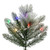  Vickerman G225567LED - 6.5' Flocked Jackson Pine Pre-Lit Christmas Tree with Multi-Color LED Lights 