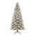  Vickerman G225576LED - 7.5' Flocked Jackson Pine Pre-Lit Christmas Tree with Warm White LED Lights 