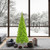 Vickerman K162566LED - 6.5' Lime Slim Fir Pre-Lit Christmas Tree with Lime LED Lights