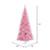 Vickerman K163666LED - 6.5' Pink Slim Fir Pre-Lit Christmas Tree with Pink LED Lights