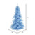 Vickerman K164276LED - 7.5' Sky Blue Fir Pre-Lit Christmas Tree with Sky Blue LED Lights