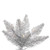 Vickerman K166866LED - 6.5' Silver Pre-Lit Christmas Tree with Warm White LED Lights