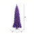 Vickerman K168346LED - 4.5' Flocked Purple Pencil Fir Pre-Lit Christmas Tree with Purple LED Lights