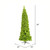 Vickerman K168546LED - 4.5' Flocked Lime Pencil Fir Pre-Lit Christmas Tree with Lime LED Lights