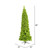 Vickerman K168576LED - 7.5' Flocked Lime Pencil Fir Pre-Lit Christmas Tree with Lime LED Lights