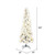 Vickerman K171081LED - 9' Flocked Atka Pencil Pre-Lit Christmas Tree with Warm White LED Lights