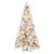 Vickerman K171188LEDCC - 10' Flocked Atka Pine Pre-Lit Christmas Tree with Color Changing 3mm LED Lights