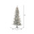 Vickerman K173291LEDCC - 12' Flocked Slim Kiana Pine Pre-Lit Christmas Tree with Color Changing 3mm LED Lights
