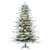 Vickerman K185481LED - 9' Flocked Kamas Fraser Fir Pre-Lit Christmas Tree with Warm White Dura-Lit LED Lights
