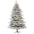 Vickerman K173366LED - 6.5' Flocked Kiana Pine Pre-Lit Christmas Tree with Warm White Dura-Lit LED Lights