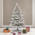 Vickerman K173366LED - 6.5' Flocked Kiana Pine Pre-Lit Christmas Tree with Warm White Dura-Lit LED Lights