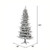 Vickerman K173195 - 15' Flocked Slim Kiana Pine Artificial Christmas Tree Unlit
