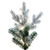 Vickerman K173276LED - 7.5' Flocked Kiana Pine Pre-Lit Christmas Tree with Warm White LED Lights