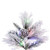 Vickerman K171178LEDCC - 7.5' Flocked Atka Pine Pre-Lit Christmas Tree with Color Changing 3mm LED Lights