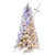 Vickerman K171178LEDCC - 7.5' Flocked Atka Pine Pre-Lit Christmas Tree with Color Changing 3mm LED Lights