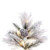  Vickerman K171178LEDCC - 7.5' Flocked Atka Pine Pre-Lit Christmas Tree with Color Changing 3mm LED Lights 